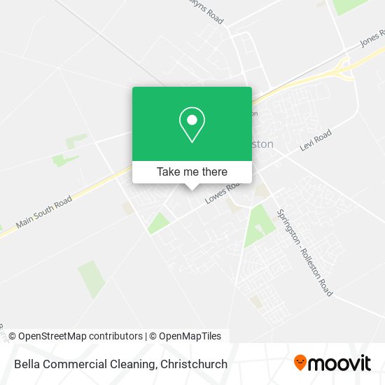 Bella Commercial Cleaning map