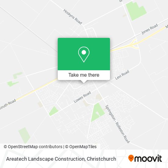 Areatech Landscape Construction map