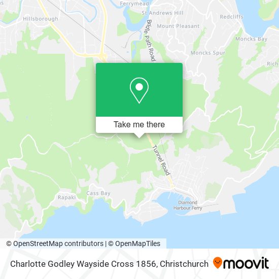 Charlotte Godley Wayside Cross 1856 map