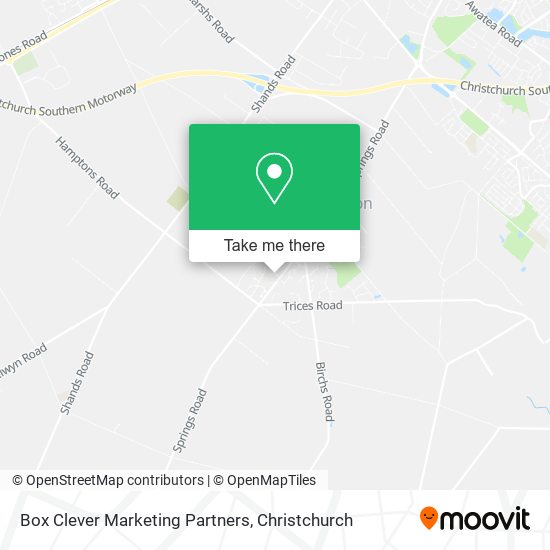 Box Clever Marketing Partners map