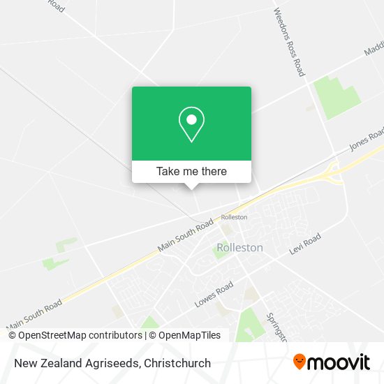 New Zealand Agriseeds map