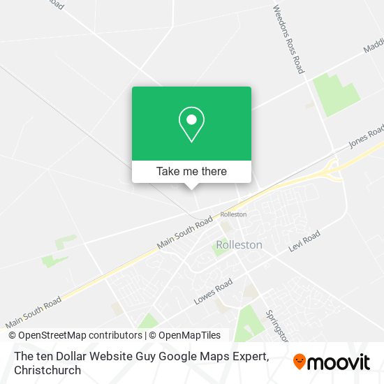 The ten Dollar Website Guy Google Maps Expert map