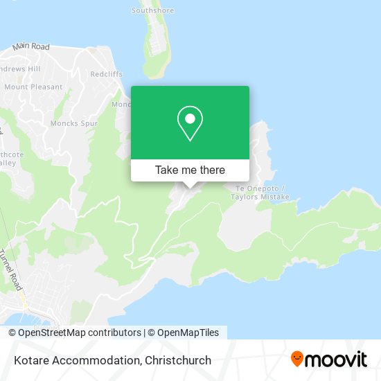 Kotare Accommodation map