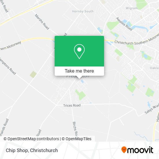 Chip Shop map