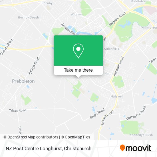 NZ Post Centre Longhurst地图