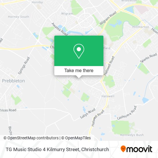 TG Music Studio 4 Kilmurry Street map