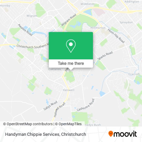 Handyman Chippie Services map