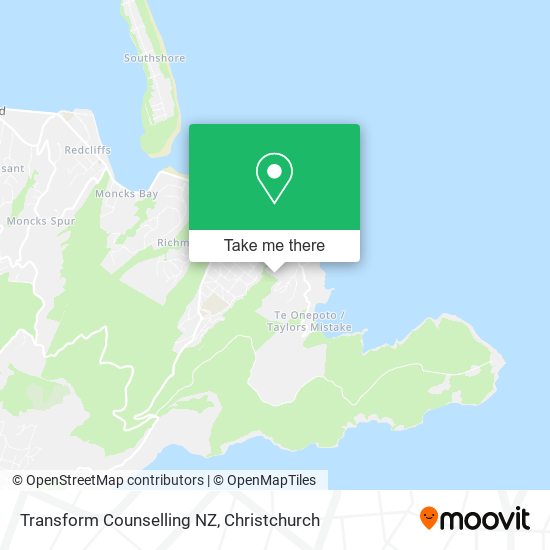 Transform Counselling NZ map