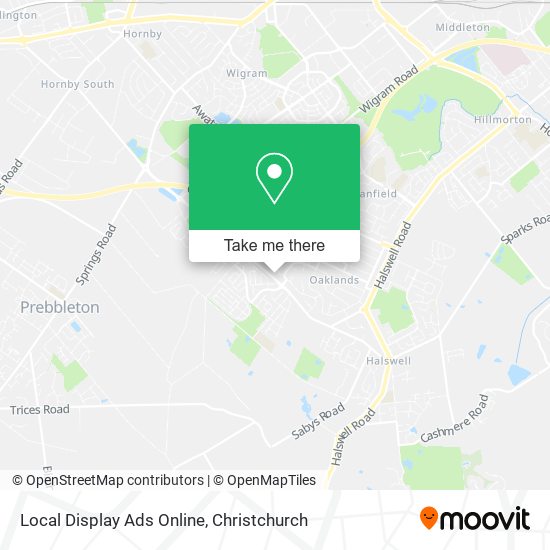 Local Display Ads Online map