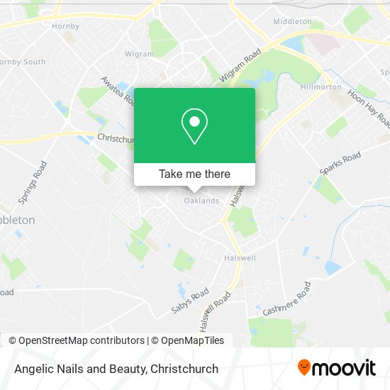 Angelic Nails and Beauty map