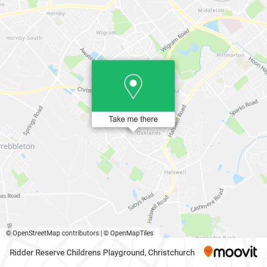 Ridder Reserve Childrens Playground map