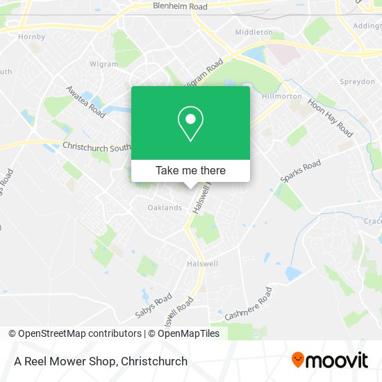 A Reel Mower Shop map