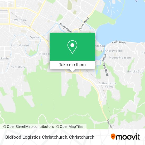 Bidfood Logistics Christchurch地图