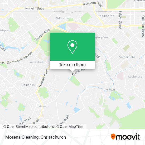 Morena Cleaning map