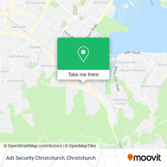 Adt Security Christchurch map