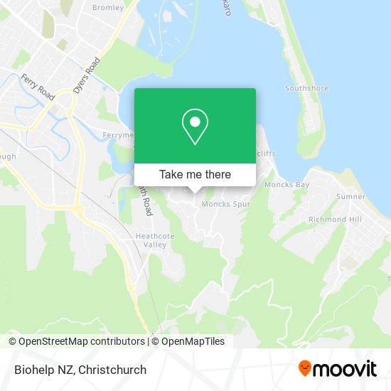 Biohelp NZ map