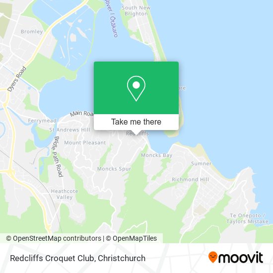 Redcliffs Croquet Club地图