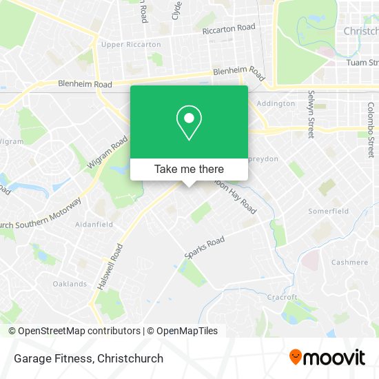 Garage Fitness map