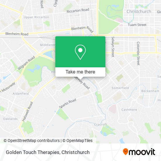 Golden Touch Therapies map