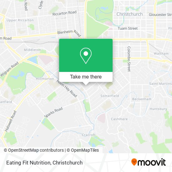 Eating Fit Nutrition map