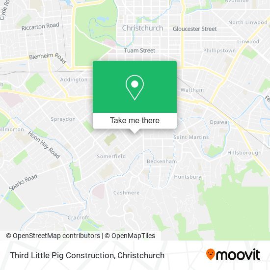 Third Little Pig Construction map