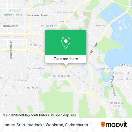 smart Start Interlocks Woolston map