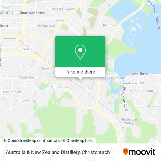 Australia & New Zealand Distillery map