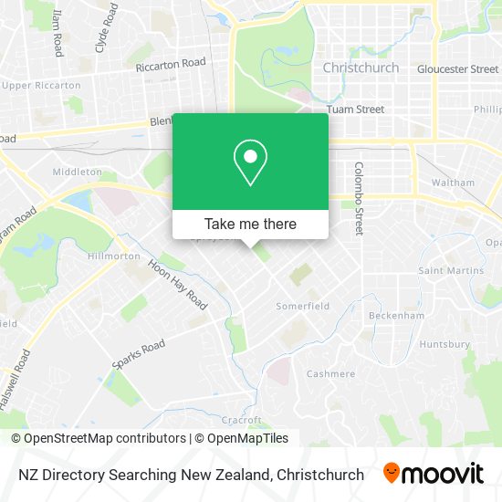 NZ Directory Searching New Zealand地图