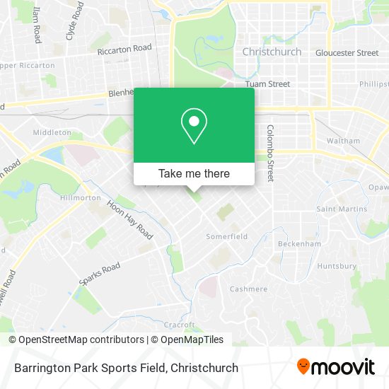 Barrington Park Sports Field map