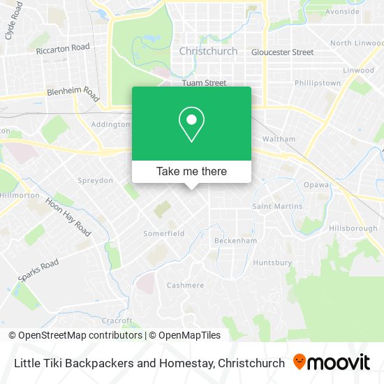 Little Tiki Backpackers and Homestay map