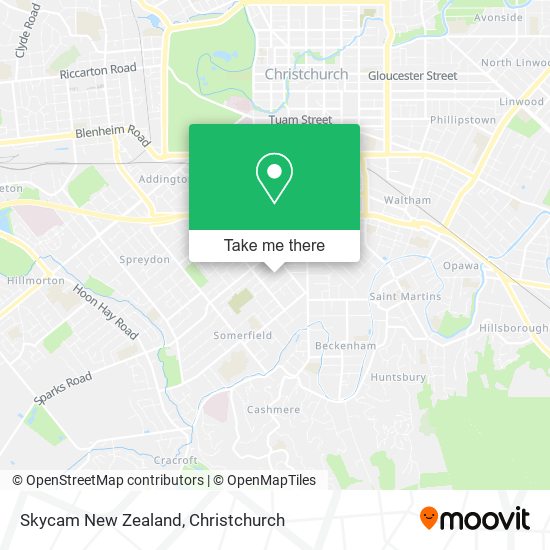 Skycam New Zealand地图