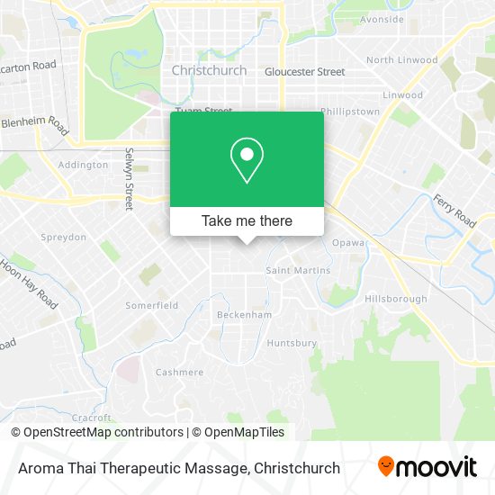 Aroma Thai Therapeutic Massage map
