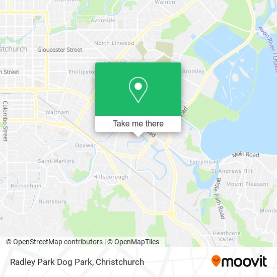 Radley Park Dog Park map