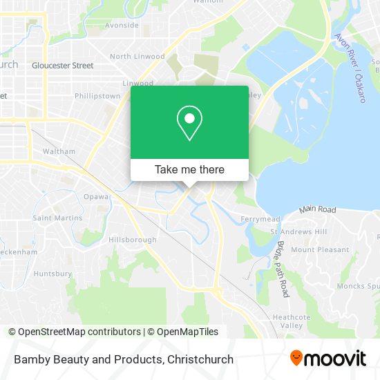 Bamby Beauty and Products map