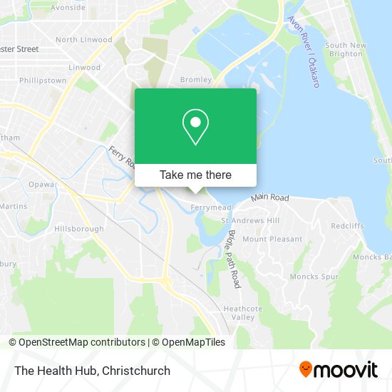 The Health Hub map