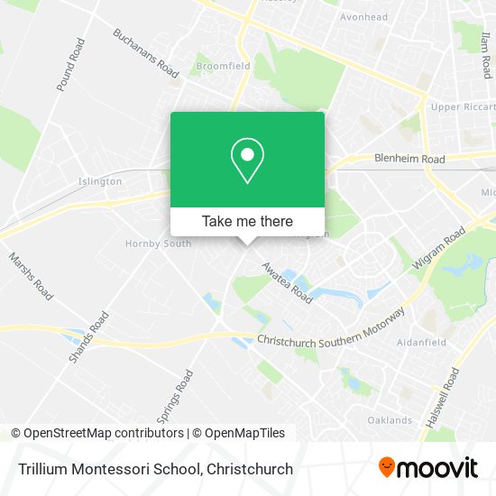 Trillium Montessori School map