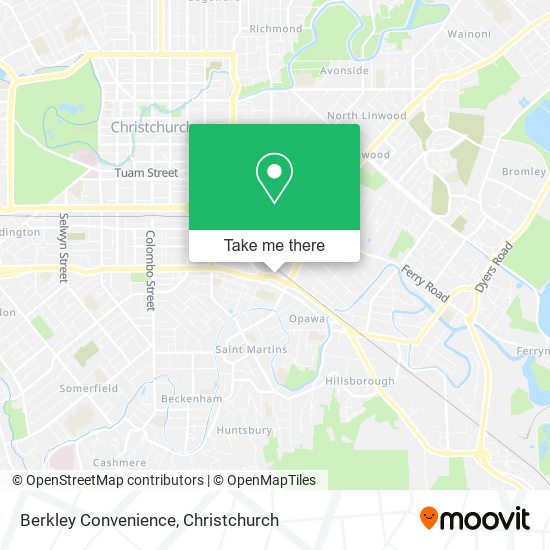 Berkley Convenience map
