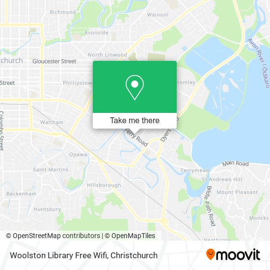 Woolston Library Free Wifi map