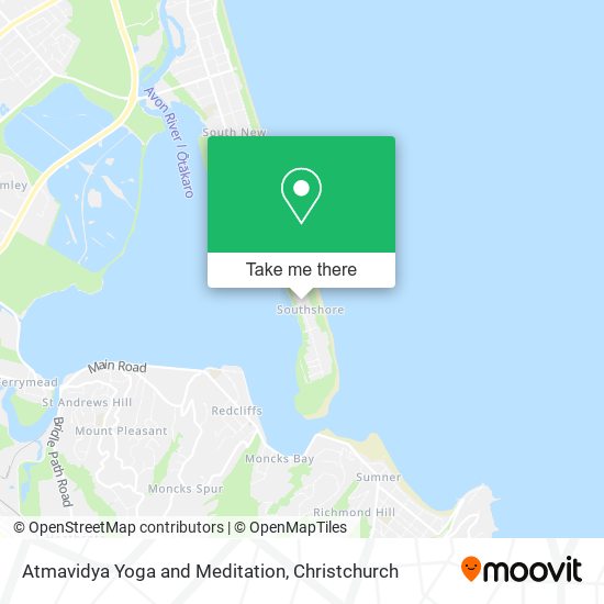 Atmavidya Yoga and Meditation map
