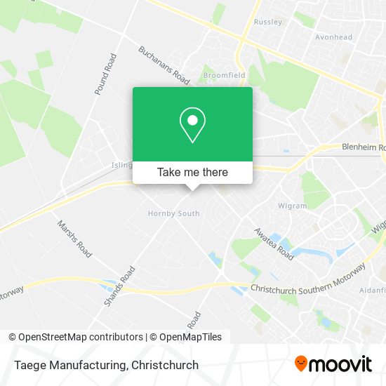 Taege Manufacturing map