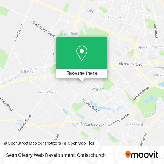 Sean Oleary Web Development map