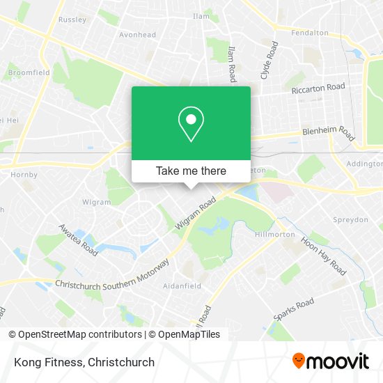 Kong Fitness map