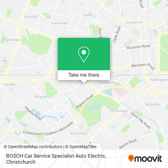 BOSCH Car Service Specialist Auto Electric map