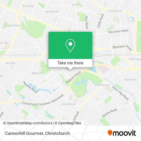 Cannonhill Gourmet map