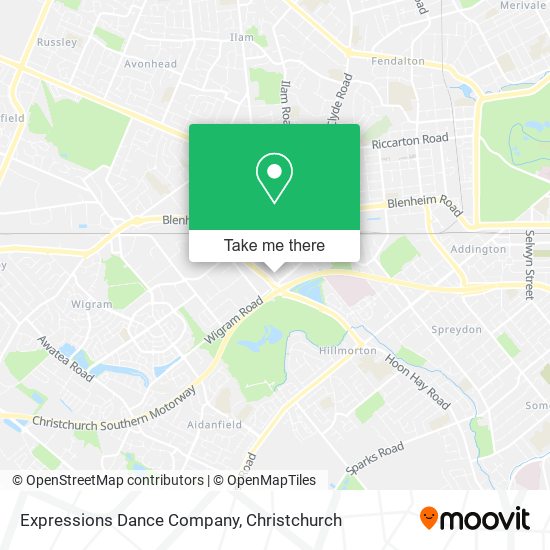 Expressions Dance Company map