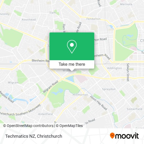 Techmatics NZ map