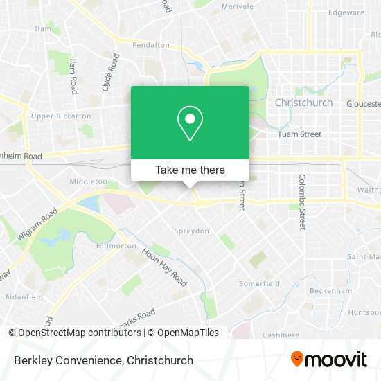 Berkley Convenience map