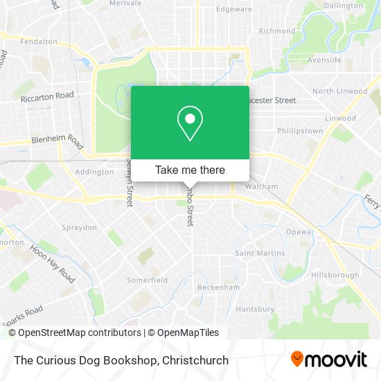 The Curious Dog Bookshop map