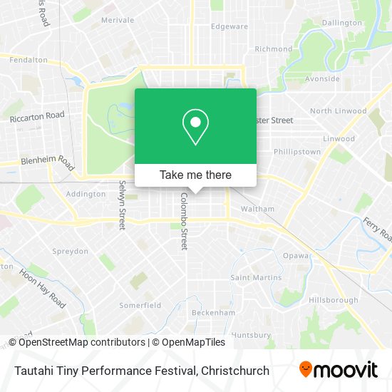 Tautahi Tiny Performance Festival map