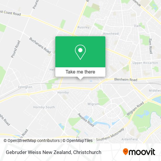 Gebruder Weiss New Zealand地图